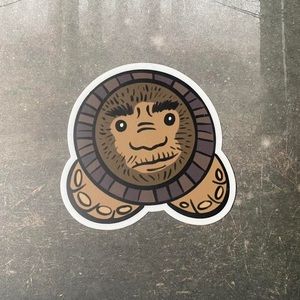 Bigfoot Cryptid Pal sticker (own design)
